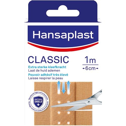 kin Ik geloof van nu af aan Hansaplast Classic Pleisters 1m x 6cm 1 stuk bestellen bij BENU Shop