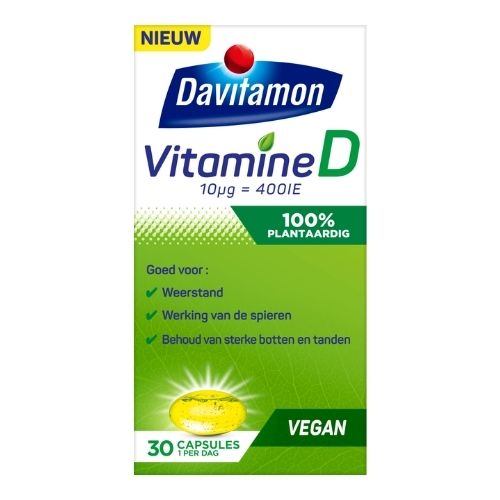 Davitamon D 1 per dag - 100% plantaardig capsules Bij Pijn en bestellen bij Shop