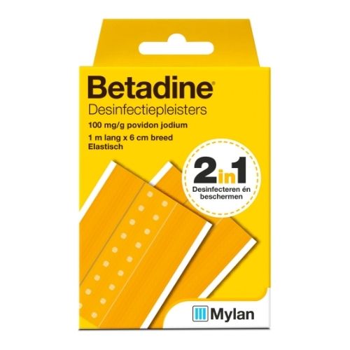 Betadine Desinfectiepleisters Elastisch m x 6