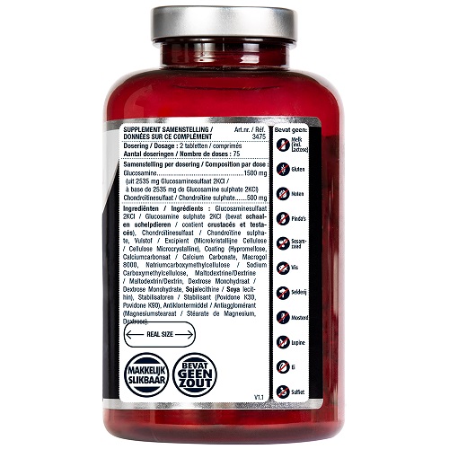 krassen Langwerpig Druif Lucovitaal Glucosamine Chondroïtine 1500/500mg Tabletten 150 stuks  bestellen bij BENU shop