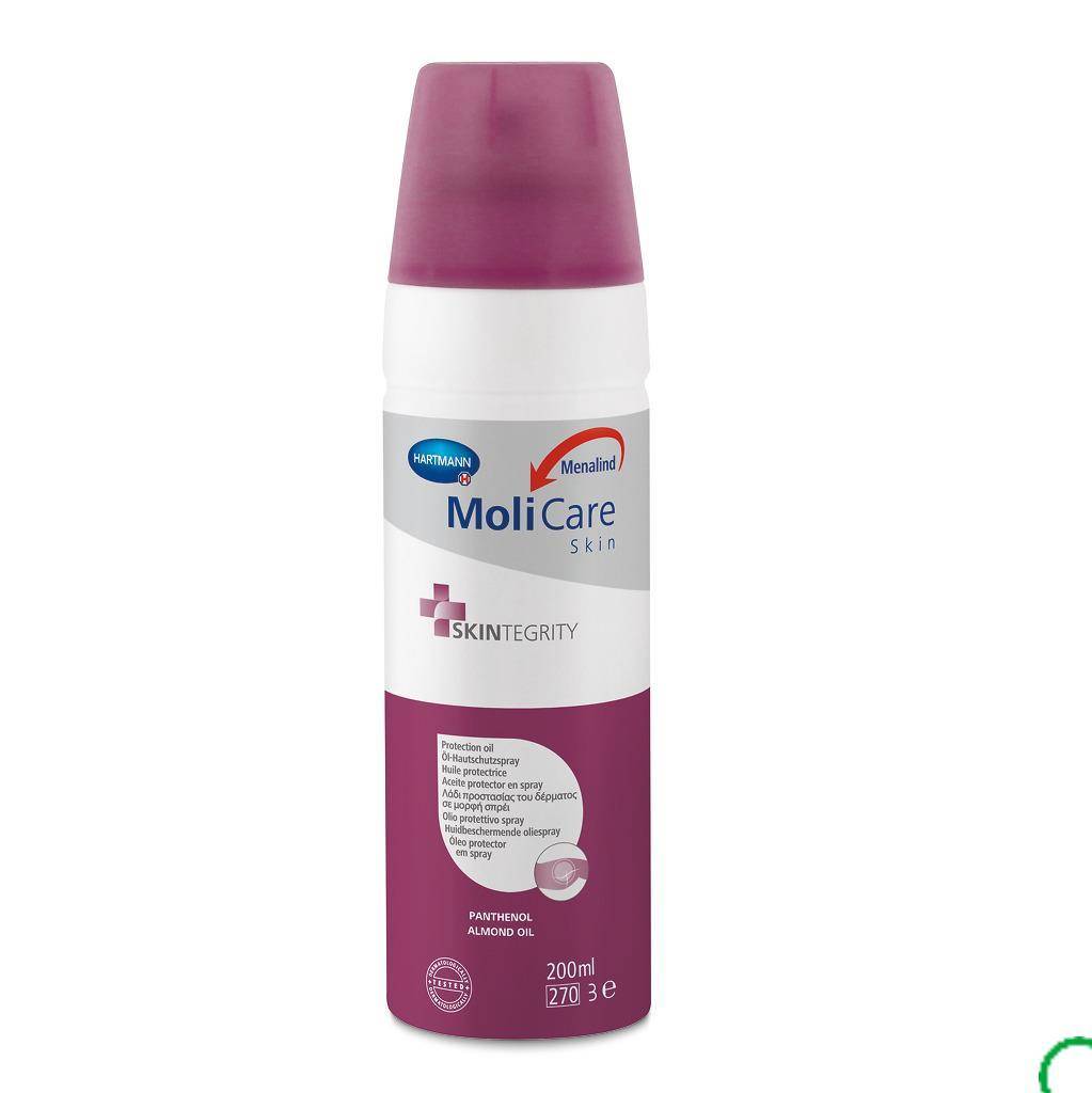 Molicare Skin Protect Beschermende Olie Spray Flacon 200 ml