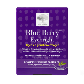 New Nordic Blue Berry Eyebright Maxi Tablet 120 stuks