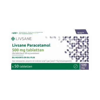 Livsane Paracetamol 500 mg Tabletten 50 stuks