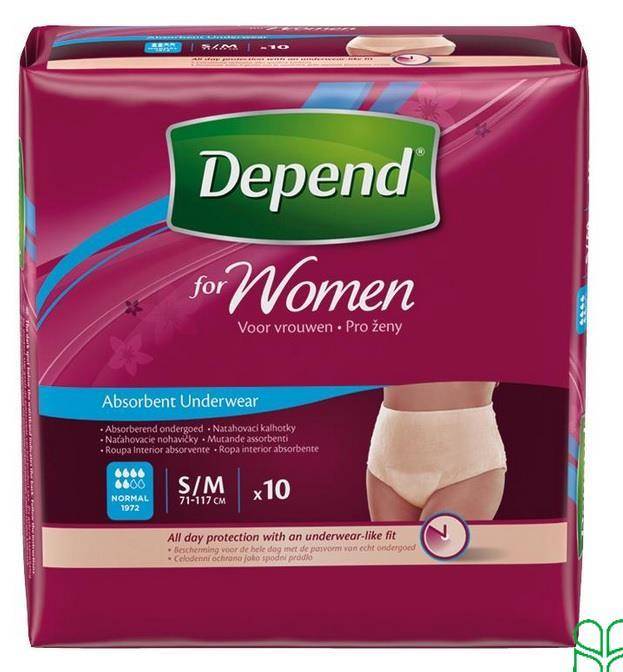 Depend For Women Normal S/M Onderbroeken 10 stuks