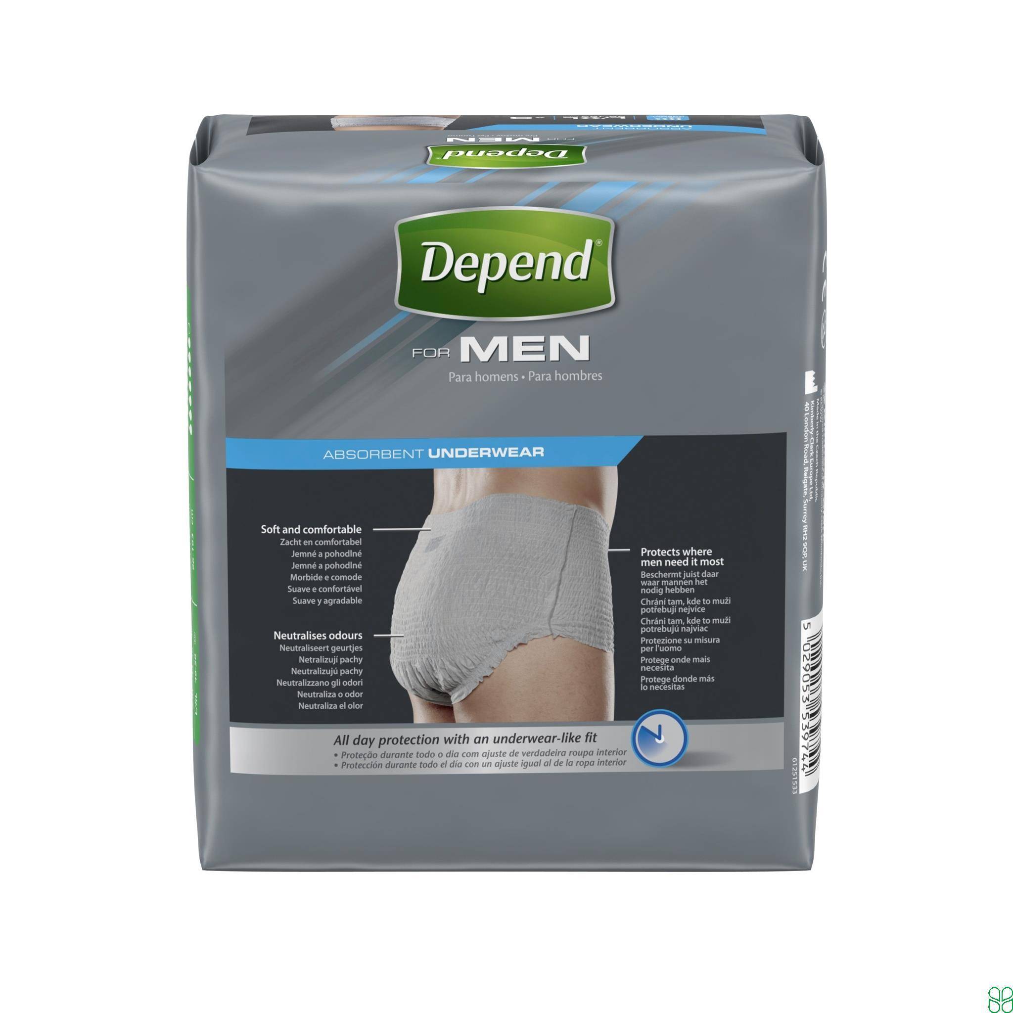 Depend For Men Normal L/XL Pants 9 stuks