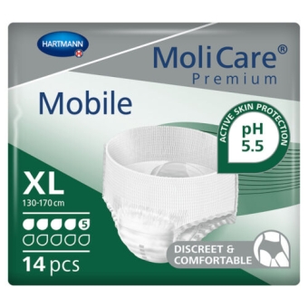 Molicare Premium Mobile 5 Druppels XL 14 stuks