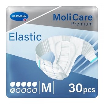 Molicare Premium Elastic 6 Druppels M Slips 30 stuks
