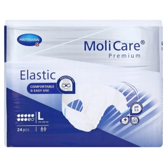Molicare Premium Elastic 9 Druppels L Slips 24 stuks