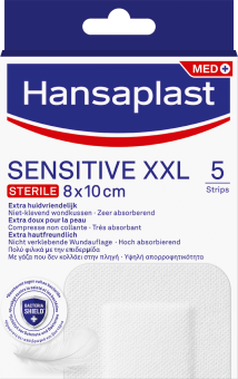 Hansaplast Sensitive XXL Strips 8 x 10cm 5 stuks