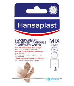 Hansaplast SOS Mix Pack Anti-Druk + Blaarpleisters 6 stuks