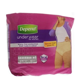 Depend Underwear For Women Maximum S/M Onderbroeken 10 stuks