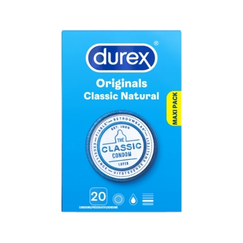 Durex Condooms Originals Classic Natural 20 stuks