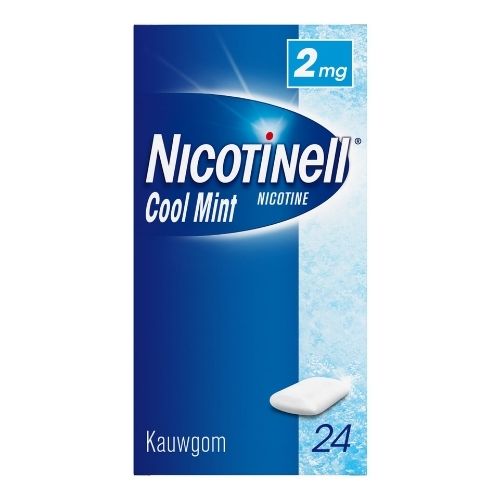 Nicotinell Cool Mint Nicotine 2mg Kauwgums 24 stuks