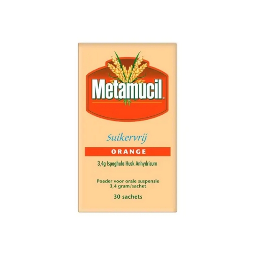Metamucil Orange Suikervrij Sachets 30 stuks