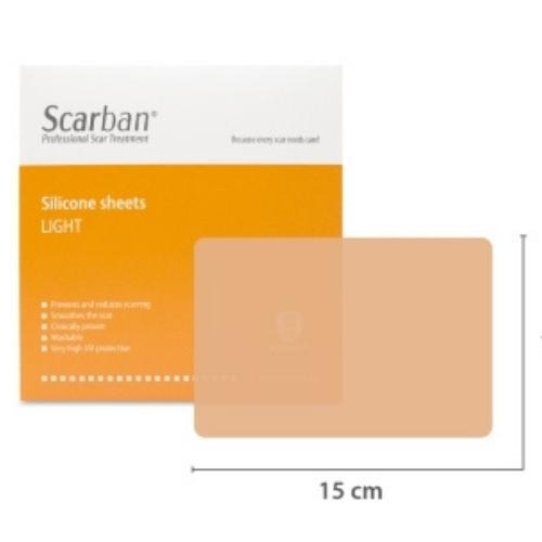 Scarban Light Siliconenverbanden 10 x 15cm 2 stuks