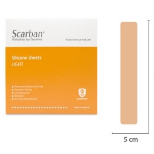 Scarban Light Siliconenverbanden 5 x 30cm 2 stuks