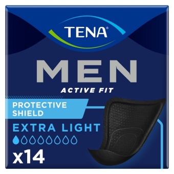 Tena Men Protective Shield Extra Light Inleggers 14 stuks