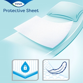 Tena Protective Sheet Beschermlakens 210 x 80cm 100 stuks