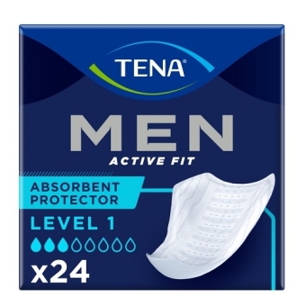 Tena Men Active Fit Level 1 Inleggers 24 stuks
