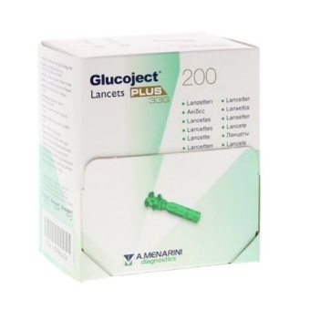 Glucoject Plus 33G Lancetten 200 stuks