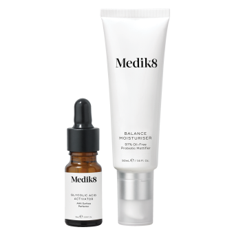 Medik8 Balance Moisturiser & Glycolic Acid Activator dag/nachtcreme 50ml