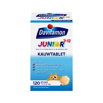 Davitamon Junior 3-12 jaar Kauwtabletten 120 stuks