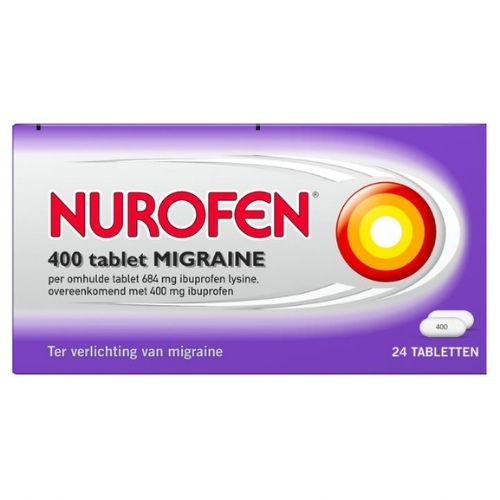 Nurofen Migraine Ibuprofen 400mg Tabletten 24 stuks