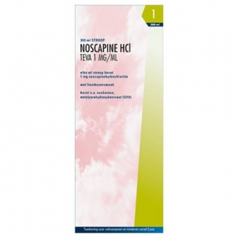 Teva Noscapine HCl 1mg/ml Stroop 300ml