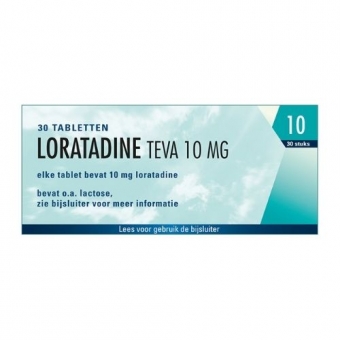 Teva Loratadine 10mg Tabletten 30 stuks