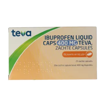 Teva Ibuprofen liquid capsule 400mg 20st