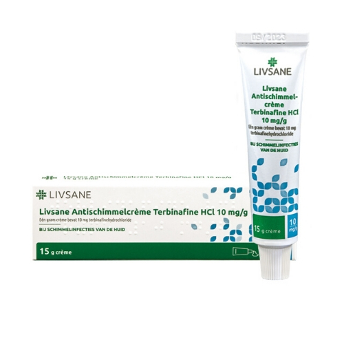 Livsane Terbinafine 10mg/g Antischimmelcrème 15g