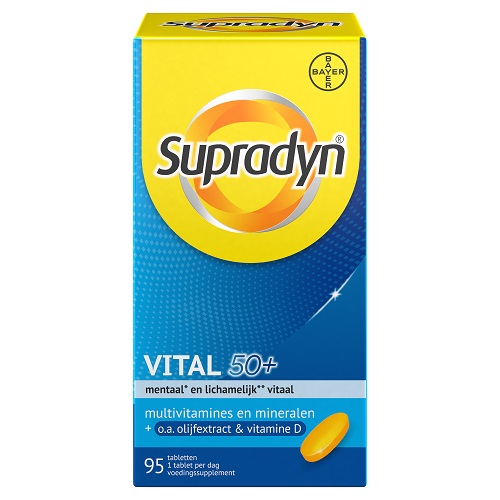 Supradyn Vital 50+ Olijfextract & Vitamine D Tabletten 95 stuks