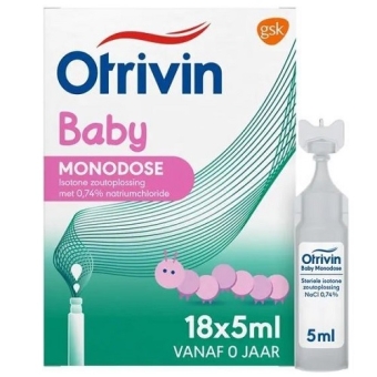Otrivin Baby Monodose Natriumchloride 0,74% Zoutoplossing 18 x 5ml