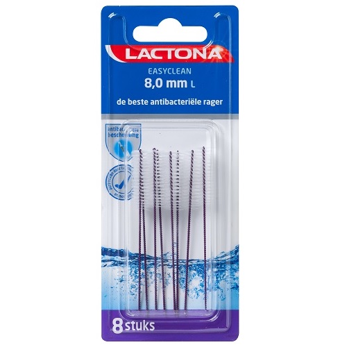 Lactona Easyclean L 8,0mm Ragers 8 stuks