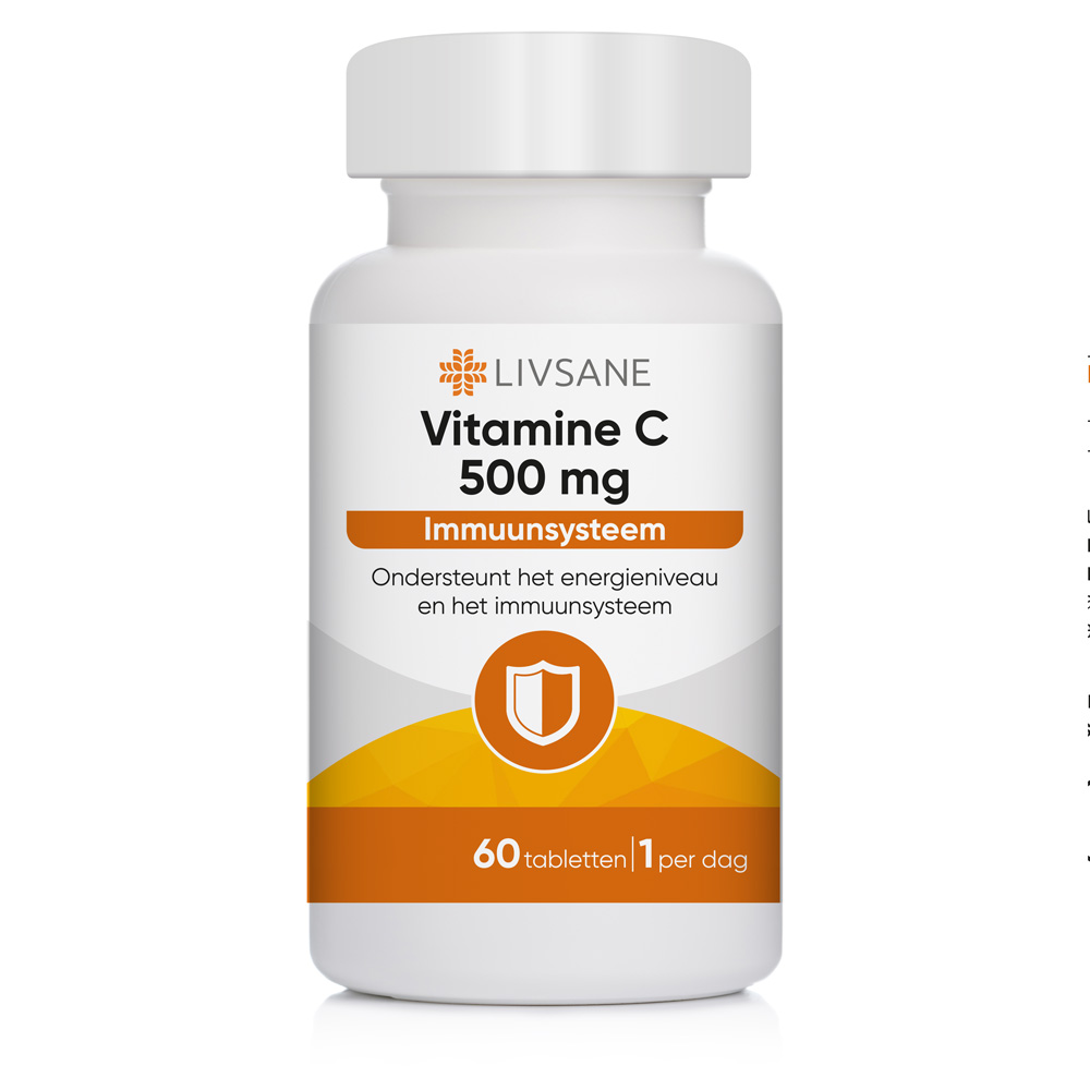 Livsane Vitamine C 500mg 60 stuks