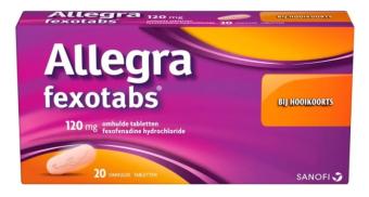 Allegra Fexotabs Fexofenadine 120mg Tabletten 20 stuks