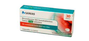 Sanias Broomhexine Hcl Hoesttablet 8 mg 30 stuks