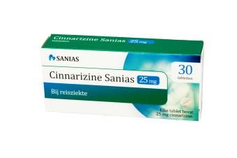 Sanias Cinnarizine Reistablet Tablet 25 mg 30 stuks