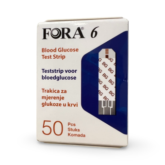 FORA 6 Blood Glucose Test Strips 50st