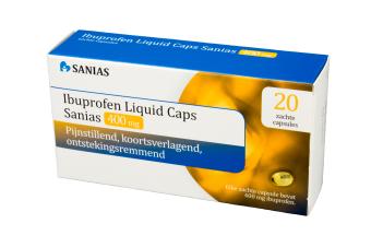 Sanias Ibuprofen Liquid Capsule 400mg 20 stuks