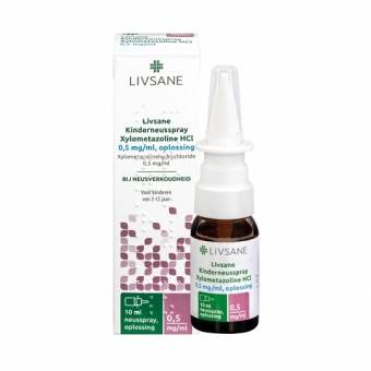 Livsane Kinderneusspray Xylometazoline 0,5mg/ml Neusspray 10ml