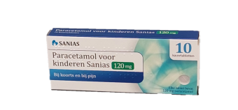 Sanias Paracetamol Voor Kind Kauwtablet 120 Mg 10 stuks